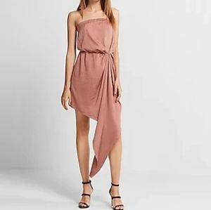 *NWT* Strapless Asymmetrical Hem Dress